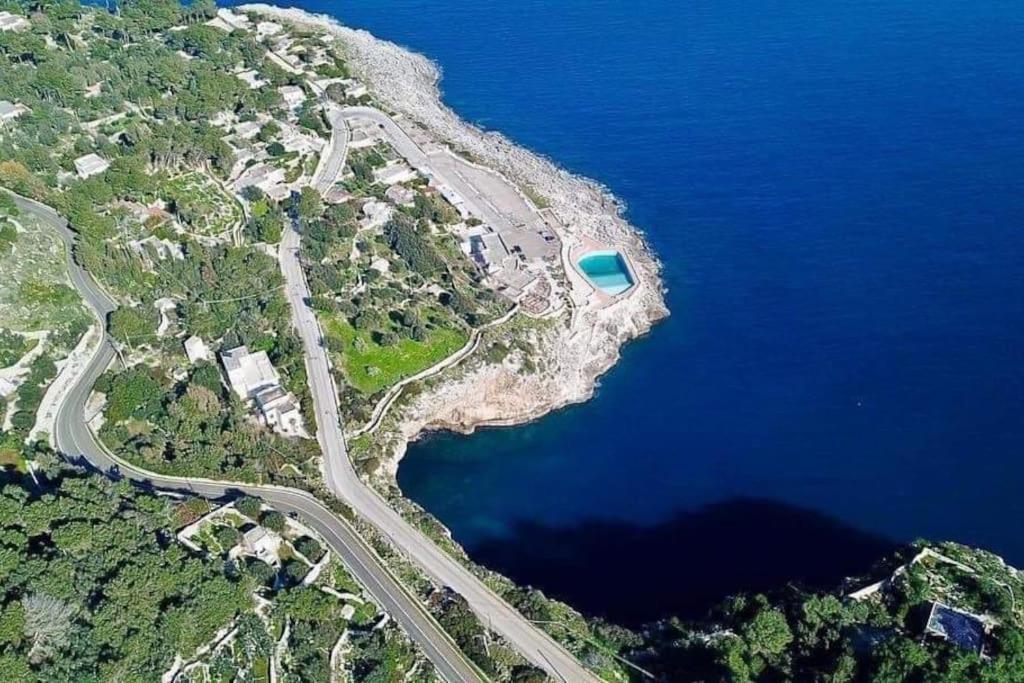Casa Alba Castro Salento Villa Bagian luar foto